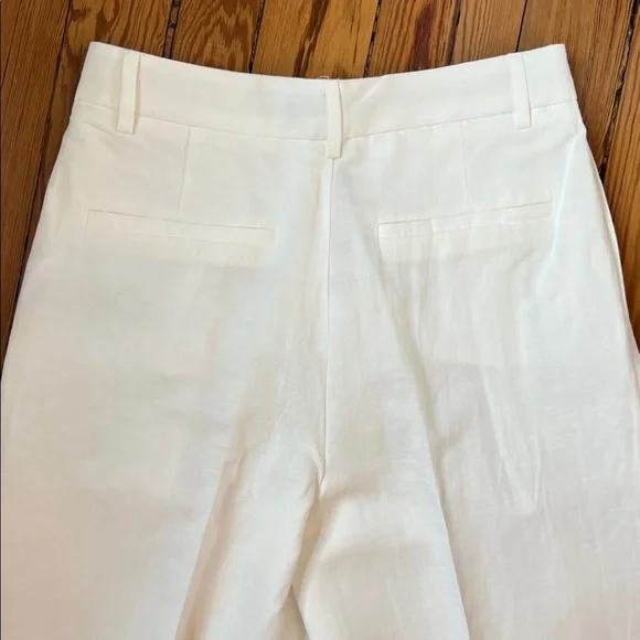Zara White Wide Leg Pants - Picture 10 of 10